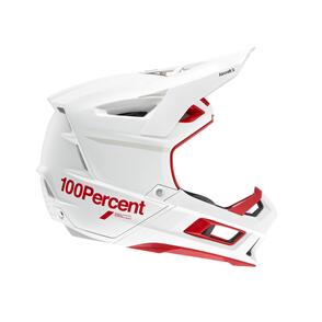 100% AIRCRAFT 2 HELMET RED/WHITE