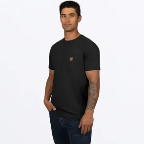 FXR MEN'S WORK POCKET PREMIUM T-SHIRT - BLACK