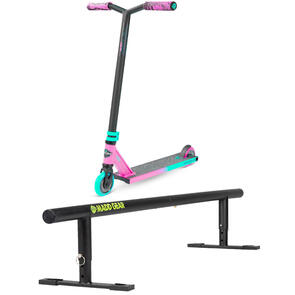 MGP MADD GEAR KICK PRO-X SCOOTER PINK / TEAL + RAIL