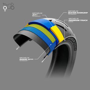 MICHELIN 170/60-17 ZR RADIAL 72W ROAD 6 TYRE TL REAR MICHELIN