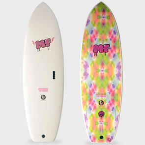 MICK FANNING SOFTBOARDS UNICORN SUPERSOFT - RAINBOW/FUTURES 5'10