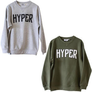 HYPER RIDE TRACK CREW MILITARY + HEATHER GREY 2 PACK
