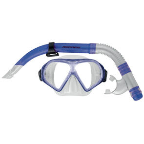 MIRAGE SET 19 FREEDOM ADULT MASK AND SNORKEL SET DARK BLUE