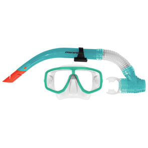 MIRAGE SET23 CRUISE SILICONE MASK AND SNORKEL SET GREEN