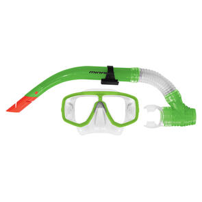 MIRAGE SET23 CRUISE SILICONE MASK AND SNORKEL SET GREEN