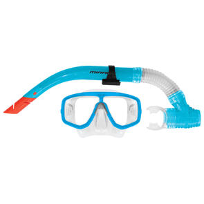 MIRAGE SET23 CRUISE SILICONE MASK AND SNORKEL SET BLUE