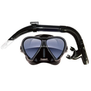 MIRAGE SET82 ECLIPSE SILICONE MASK AND SNORKEL SET BLACK