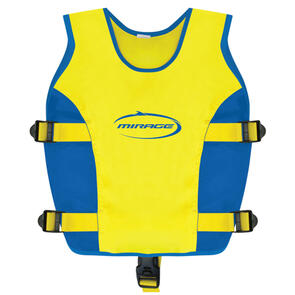 MIRAGE SWIM VEST JNR BLUE/YELLOW SIZE 1-3