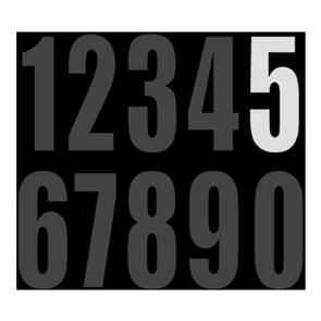 DRC MO110315 DRC MOTION STD NUM MX3 WHT "5
