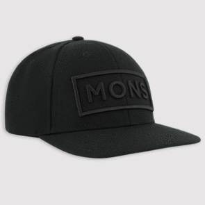 MONS ROYALE (PRELINE) WOOL CONNOR CAP BLACK