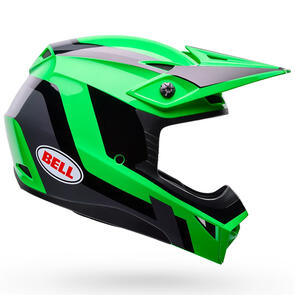 BELL MOTO HELMETS MX-10 MIPS DYNO ECE GREEN/GREY