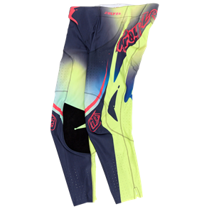 TROY LEE DESIGNS SE ULTRA PANT DRIP GLO YELLOW / DARK NAVY