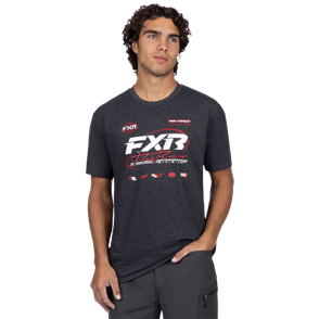 FXR MEN'S RACE DIVISION PREMIUM T-SHIRT - ASPHALT 3XL