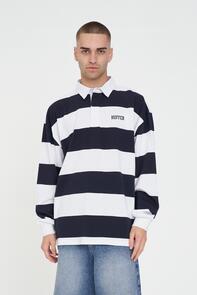 HUFFER STRIPE GRAND RUGBY NAVY/WHITE