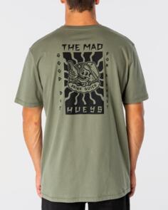 THE MAD HUEYS GOOD DAY FOR IT TEE DUSTY GREEN