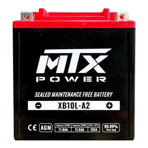 MTX POWER XB10L-A2 12V AGM BATTERY 