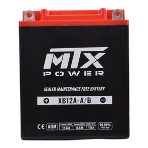 MTX POWER XB12A-A/B 12V AGM BATTERY 