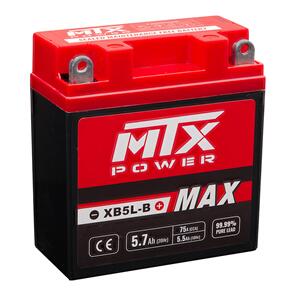 MTX POWER XB5L-B MAX 12V AGM BATTERY 