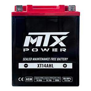 MTX POWER XT14AHL 12V AGM BATTERY 