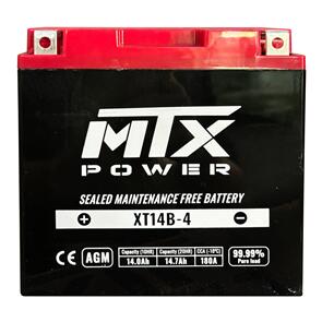 MTX POWER XT14B-4 12V AGM BATTERY 