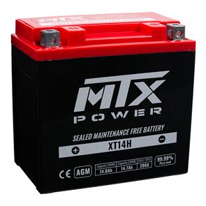 MTX PARTS MTXBT14H MTX POWER XT14H 12V AGM BATTERY *4