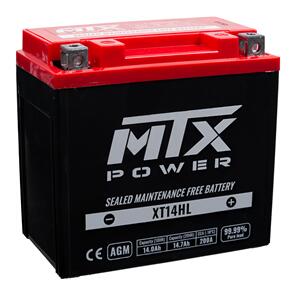 MTX PARTS MTXBT14HL MTX POWER XT14HL 12V AGM BATTERY *4