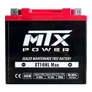MTX POWER XT14HL MAX 12V AGM BATTERY 