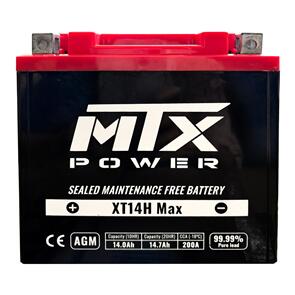 MTX POWER XT14H MAX 12V AGM BATTERY 