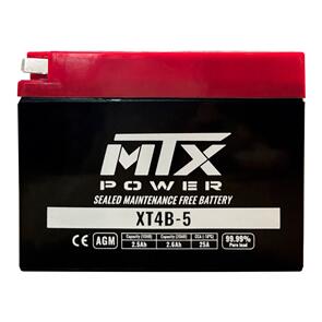 MTX POWER XT4B-5 12V AGM BATTERY 