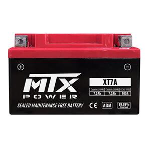 MTX POWER XT7A 12V AGM BATTERY 