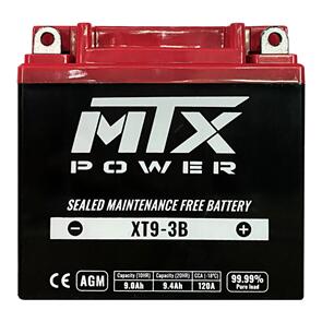 MTX POWER XT9-3B 12V AGM BATTERY 