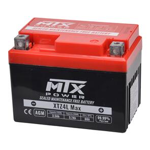 MTX POWER XTZ4L MAX 12V AGM BATTERY 