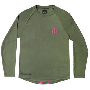MUC-OFF BIKE RIDERS JERSEY LONG SLEEVE - GREEN