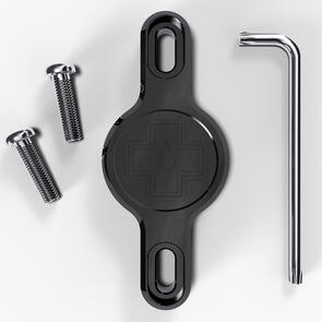 MUC-OFF BIKE SECURE AIRTAG HOLDER FOR BICYCLE - BLACK 3.0