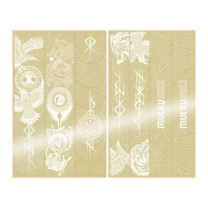 MUCKY NUTZ FULL FRAME SKINZ FRAME PROTECTION VIKING - (WHITE / GLOSS)