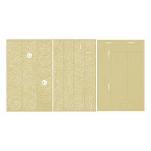 MUCKY NUTZ THE WORKS SKINZ FRAME PROTECTION CONTOURS - (WHITE / MATT)