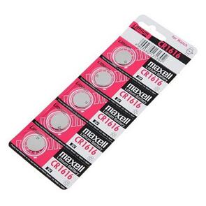 MAXELL LITHIUM BATTERY CR1616 3V COIN CELL 5 PACK