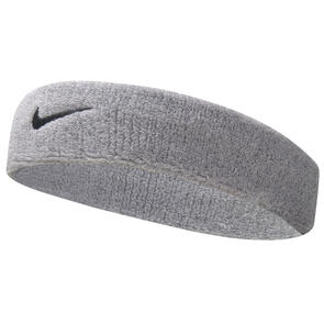 NIKE SWOOSH HEADBAND GREY/ BLACK