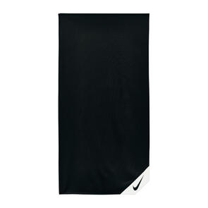 NIKE COOLING SML TOWEL BK/WH NS