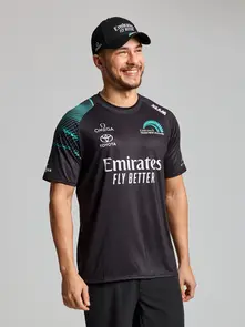 SLAM EMIRATES TEAM NZ OFFICIAL EMIRATES TEAM NEW ZEALAND SUNBLOCK T-SHIRT