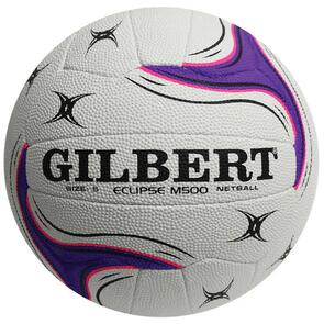 GILBERT ECLIPSE MATCH NETBALL WHITE SIZE 5