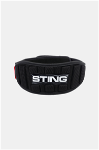 STING NEO LIFTING BELT 4INCH BLACK / RED