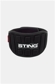 STING NEO LIFTING BELT 6INCH BLACK / RED 