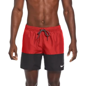 NIKE SWIM SPLIT 5" VOLLEY SHORT UNIVERSITY RED