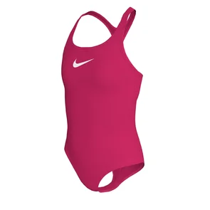 NIKE SWIM EFFORTLESS ESSENTIAL BIG KIDS RACERBACK ONE-PIECE RUSH PINK