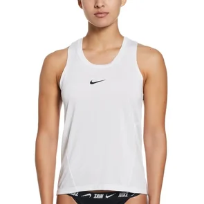 NIKE SWIM WOMEN'S EFFORTLESS ESSENTIAL TANK TOP WHITE