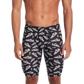 NIKE SWIM HYDRASTRONG MULTI PRINT JAMMER JET BLACK
