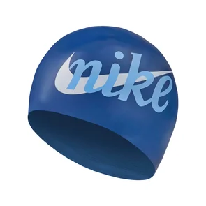 NIKE MULTI GRAPHIC SWIM CAP MIDNIGHT NAVY