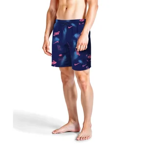 NIKE SWIM BRAND BLAST 7" VOLLEY SHORT MIDNIGHT NAVY