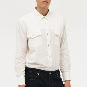 NEUW COTTON OVERSHIRT WHITE